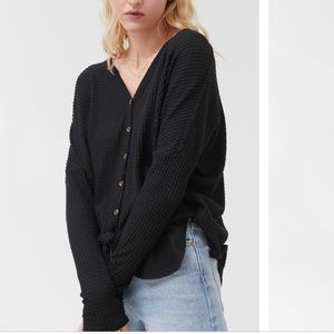Tie Front Sweater